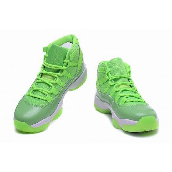 Air jordan 11 fluorescent green women-1