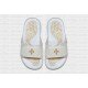 Air Jordan 12 OVO white slippers