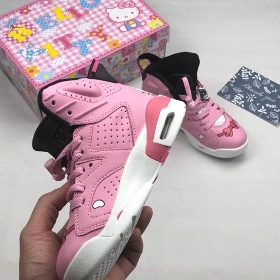 Air Jordan VI (6) Kids Pink
