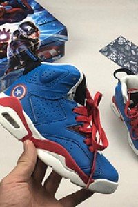 Air Jordan VI (6) Kids Blue/red