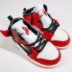 Air Jordan I (1) top Kids Red and white