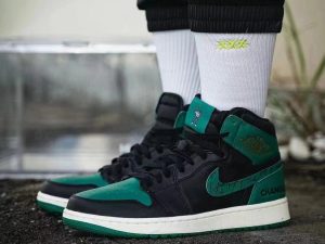 Air Jordan 1 High Golf Green Black